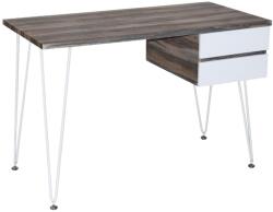 Fortrade Tiara irodai asztal (fehér + dió) - sprintbutor