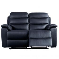 Fortrade Ülőgarnitúra taurus ii (fekete, 2 személyes)