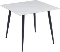 Fortrade Asztal adria 90x90x75 cm hg márvány fehér - sprintbutor