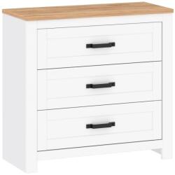 Fortrade Komód teolo 1 fehér + tölgy (lanzette g, szín nimfea alba / tölgy craft gold) - sprintbutor