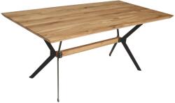 Fortrade Connect asztal - cross láb (fekete, 220)