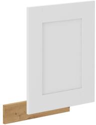 TEMPO KONDELA Ajtó mosogatógéphez, fehér/artisan tölgy, LULA ZM 570x446 - sprintbutor