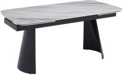 Fortrade Venom bővítőasztal (160+40+40)x90x76 cm fehér és kék