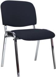 Fortrade Látogatói szék iso króm (fekete)