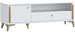 Fortrade Forrest hills tv-szekrény, fehér+arany ftht121lb-m841 - sprintbutor