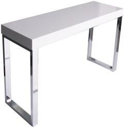 Fortrade Olimpus irodai asztal (fehér + króm)