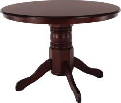 TEMPO KONDELA Étkezőasztal, kerek, gesztenye, átmérő 106 cm, TABLOS - sprintbutor