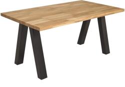 Fortrade Connect asztal - lambda láb (fekete, 8x10, 160/180/200/220/240) - sprintbutor