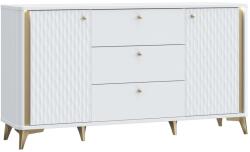 Fortrade Forrest hills komód fehér+arany fthk232b-m841 - sprintbutor