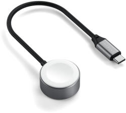 Satechi USB-C Mágneses Gyorstöltő Kábel Apple Watch Űr Gray