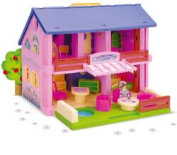 Wader 2 szintes babaház bútorokkal - Wader (25401) - jatekshop