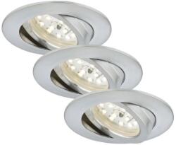 Briloner 7209-039 - 3 darabos LED készlet fürdőszobai süllyesztett lámpatest ATTACH LED/5W/230V IP23 7209-039 (BL2053)