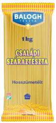 Balogh Tészta Családi Tészta Hosszúmetélt Tojás Nélküli 1 kg