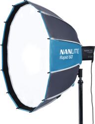 NanLite Grid softbox Nanlite Rapid 60 Parabolic Softbox SB-RP60 with Eggcrate for FM Mount