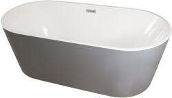 ArchiD Térben álló fürdőkád, szürke, 170x80x60 cm