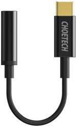 Choetech Adaptor Choetech AUX003 USB-C la adaptor jack audio de 3, 5 mm (negru)