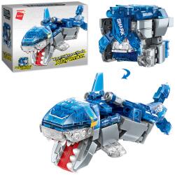 Qman Csoda Kocka: Hullámijesztő Cápa | 140 db építőkocka | építőjáték | QMAN 41209 (41209) - innotechshop - 2 910 Ft