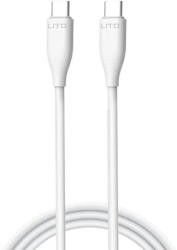 Lito Cablu de Date cu Mufe USB-C 60W, 1m - Lito (LD03) - White (KF2355185) - pcone
