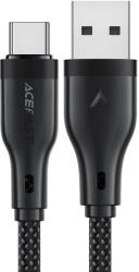 ACEFAST Cablu de Incarcare USB la Type-C, 3A, Fast Charging, 1.2m - Acefast (C8-04) - Black (KF2349248) - pcone
