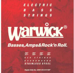 Warwick 42501-M-8-017-100 Corzi pentru chitare bas (42501 M 8 017/100")