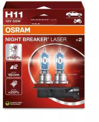 OSRAM Night Breaker Laser H11 +150% halogén izzó 64211NL-2HB DUO BOX