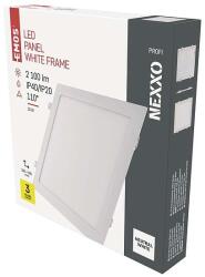 EMOS LED süllyesztett lámpatest NEXXO, négyzet, fehér, 24W, természetes fehér