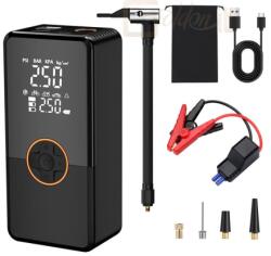 Platinet Powerbank vésztöltők Platinet 8000mAh PowerBank with Car Jump Strater with Compressor Black PMPBTPM (PMPBTPM)
