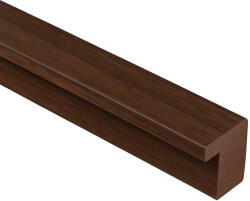 Leziter Végzáróléc dió hatású 260x2, 5x1, 8 cm (262518-Walnut) - geminiduo