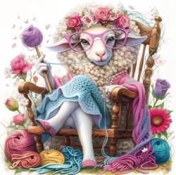 bboldin Z-1932 - Elegantly Woven Sheep - 1000 db-os puzzle (Z-1932)