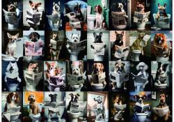 bboldin Z-240 - Pooping Dogs - 1000 db-os puzzle (Z-240)