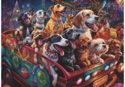 bboldin Z-336 - Christmas Amusement Park Dog - 1000 db-os puzzle (Z-336)
