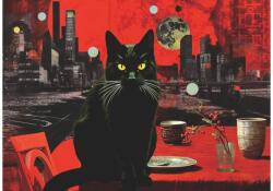 bboldin Z-483 - Dining Table Cat - 1000 db-os puzzle (Z-483)