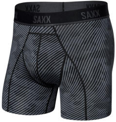 Saxx Kinetic Light-Compression Mesh Bb boxeralsó L / fekete/szürke