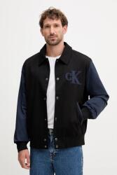 Calvin Klein Jeans rövid kabát fekete, átmeneti, LV04RD400G - fekete XS