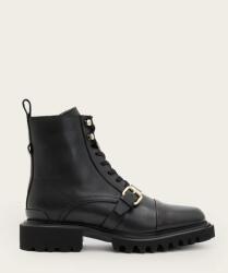 AllSaints bőr bakancs TORI BOOT fekete, lapos talpú, W119FB - fekete Női 36