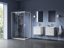 RAVAK 1XM40E00Z1 Blix II NBLRV2K 80 zuhanykabin matt fehér+transparent (1XM40E00Z1)
