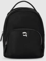KARL LAGERFELD hátizsák fekete, kis, sima, A4W30251 - fekete Univerzális méret