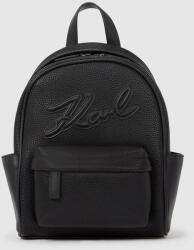 KARL LAGERFELD hátizsák fekete, kis, sima, A4W30057 - fekete Univerzális méret