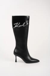 Karl Lagerfeld csizma SIENNA fekete, tűsarkú, KL32775 - fekete Női 35