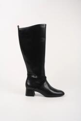 Karl Lagerfeld csizma BONNIE fekete, magassarkú, KL30375 - fekete Női 35