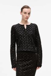 Karl Lagerfeld kardigán gyapjú keverékből - fekete M - answear - 83 990 Ft
