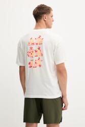 adidas Performance edzős póló GFX bézs, nyomott mintás, KC5862 - bézs S