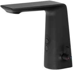 SAPHO szenzoros álló csaptelep hőmérséklet szabályozóval, matt fekete PS190B (PS190B)