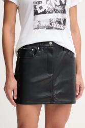 Calvin Klein Jeans szoknya fekete, mini, egyenes, LV044D622G - fekete M