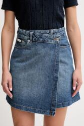 Calvin Klein Jeans farmer szoknya mini, egyenes, LV047D776G - kék 28