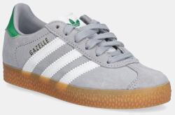 adidas Originals gyerek velúr sportcipő GAZELLE - szürke 30 - answear - 21 990 Ft