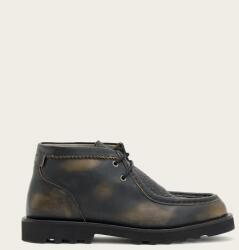 AllSaints bőr félcipő SKIFF BOOT fekete, M069FC - fekete Férfi 41