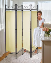 Casaria Lucca krémszínű térelválasztó paraván, 180x163cm (100610) - ebuying