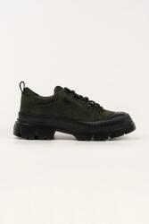 Karl Lagerfeld bőr sneaker TREKKA MENS zöld, KL25227 - zöld Férfi 41