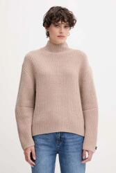 Calvin Klein pulóver gyapjúkeverékből - barna XS